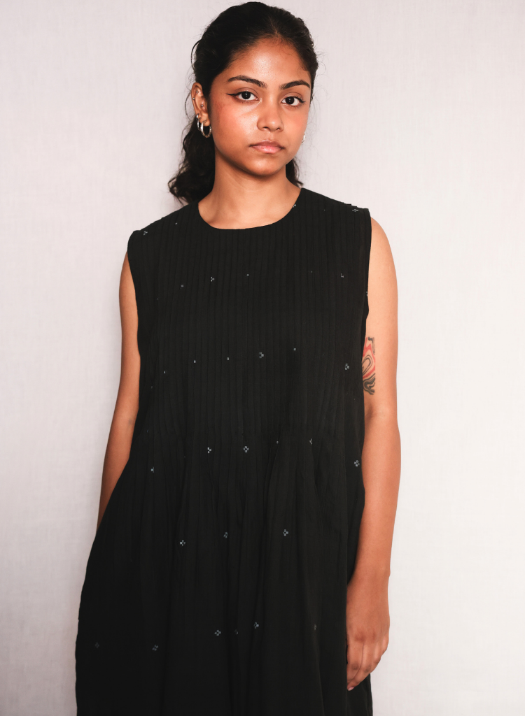 Starlit Pintucks Dress