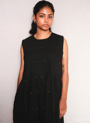Starlit Pintucks Dress