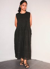 Starlit Pintucks Dress