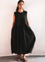 Starlit Pintucks Dress