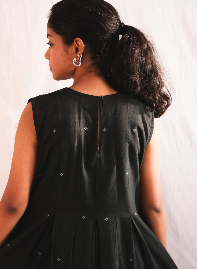 Starlit Pintucks Dress