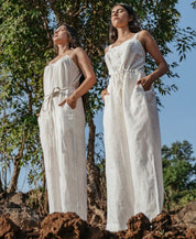 Strap Back Long Jumpsuit