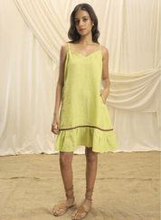 Strappy Frilled Dress