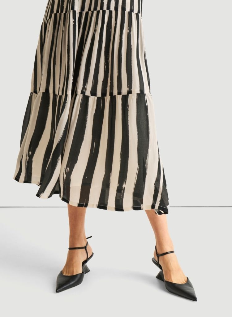 Strappy Tiered Dress