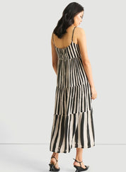 Strappy Tiered Dress