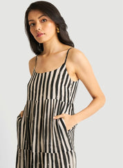Strappy Tiered Dress