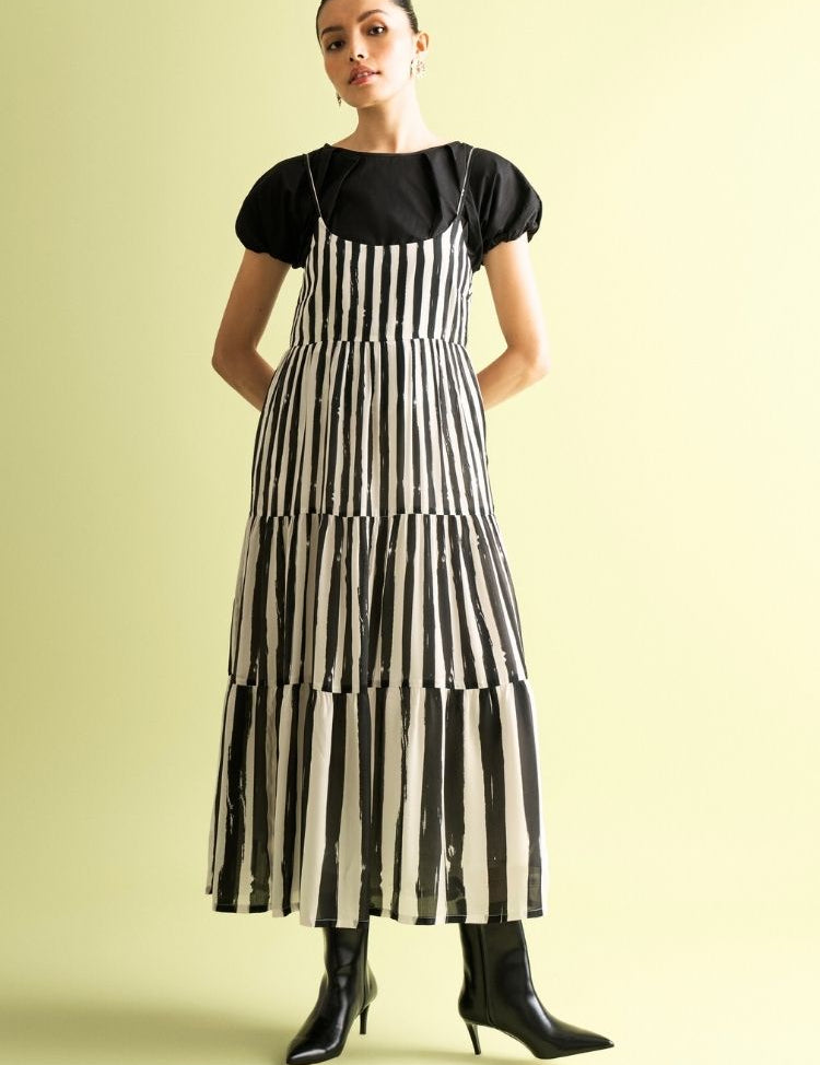 Strappy Tiered Dress