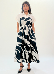 Stream Cup Zip Dress