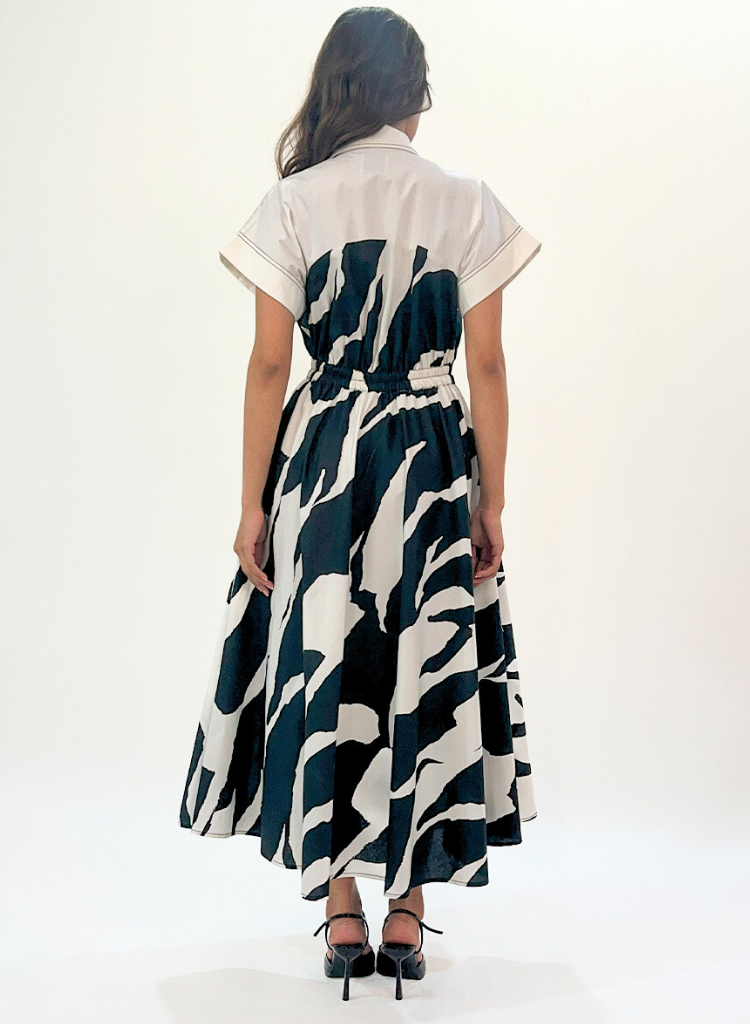 Stream Cup Zip Dress