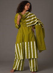 Stripe Dress Scarf Set