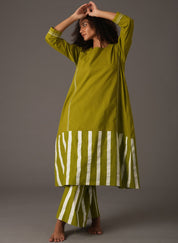 Stripe Dress Scarf Set