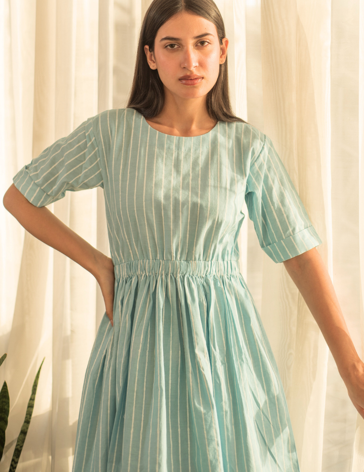 Stripe-Elastic-Waist-Dress-Blue-C.png