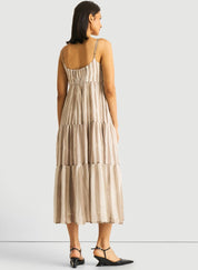Strappy Tiered Dress