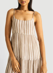Strappy Tiered Dress