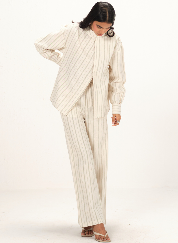 Striped Drawstring Pants