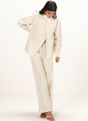 Striped Drawstring Pants