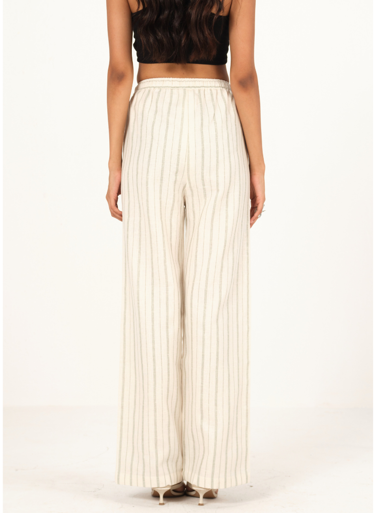 Striped Drawstring Pants