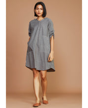 Striped Hooded Dress