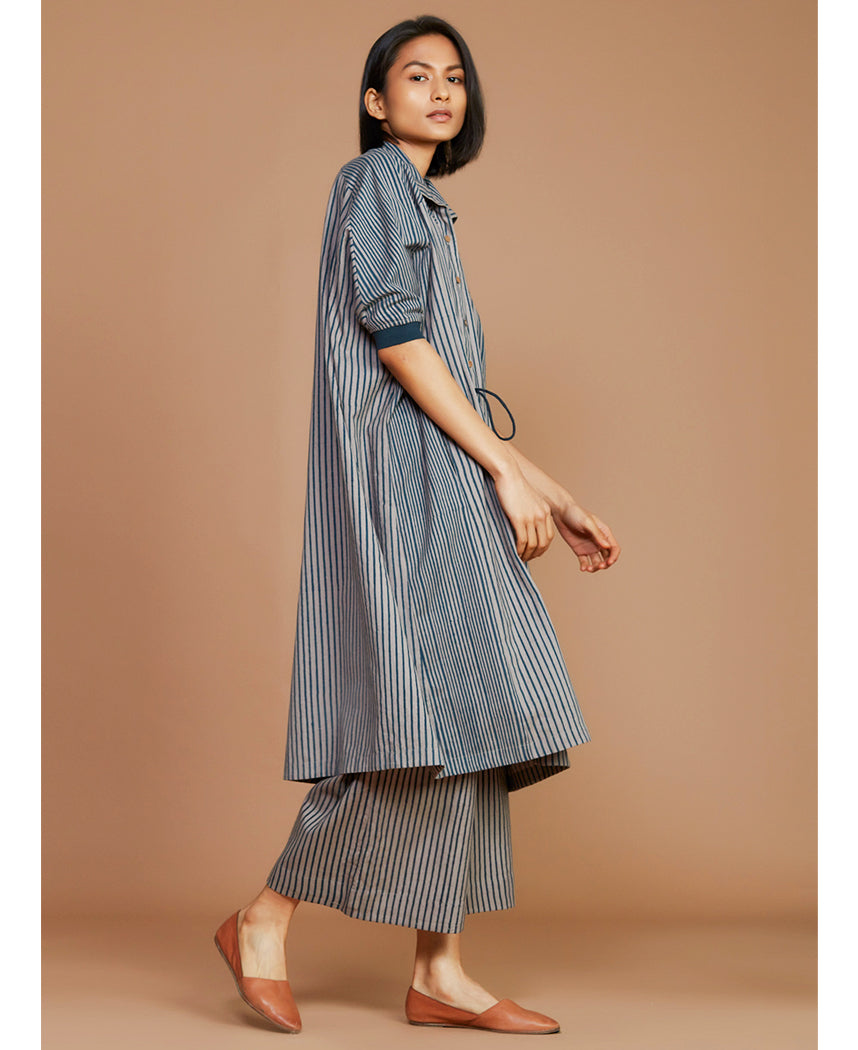 Striped Kaftan Dress