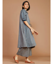 Striped Kaftan Dress