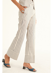 Striped Linen Pants