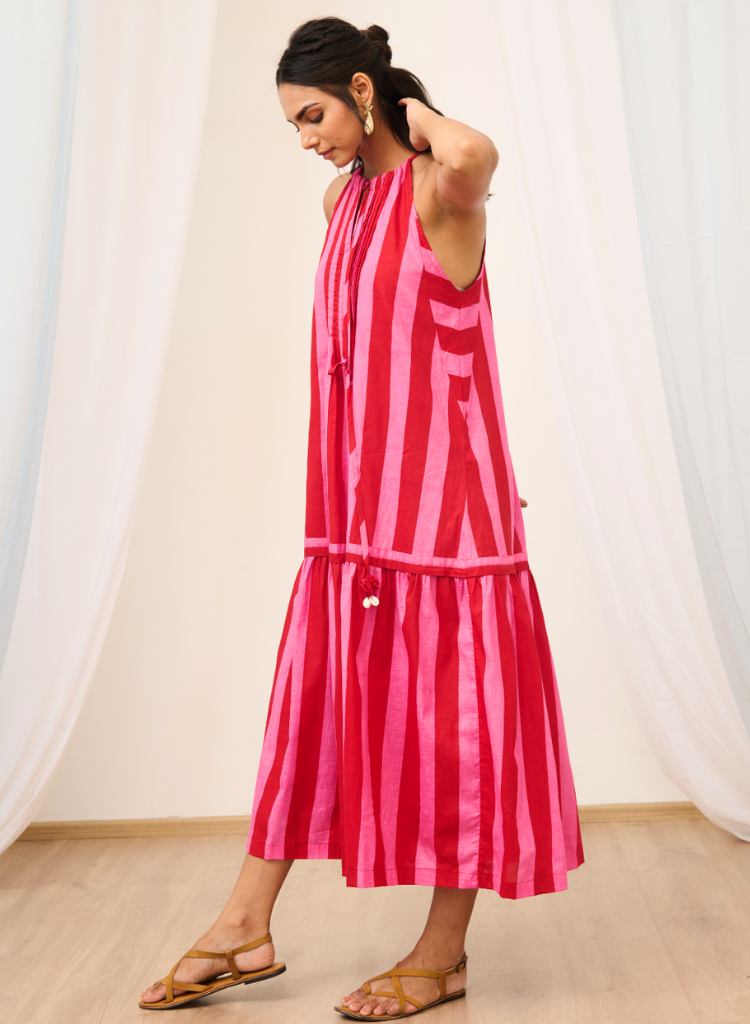 Striped Maxi Dress