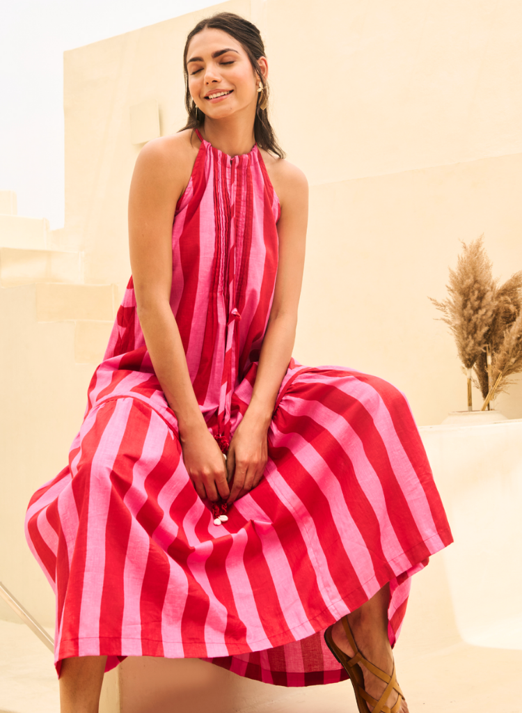 Striped Maxi Dress