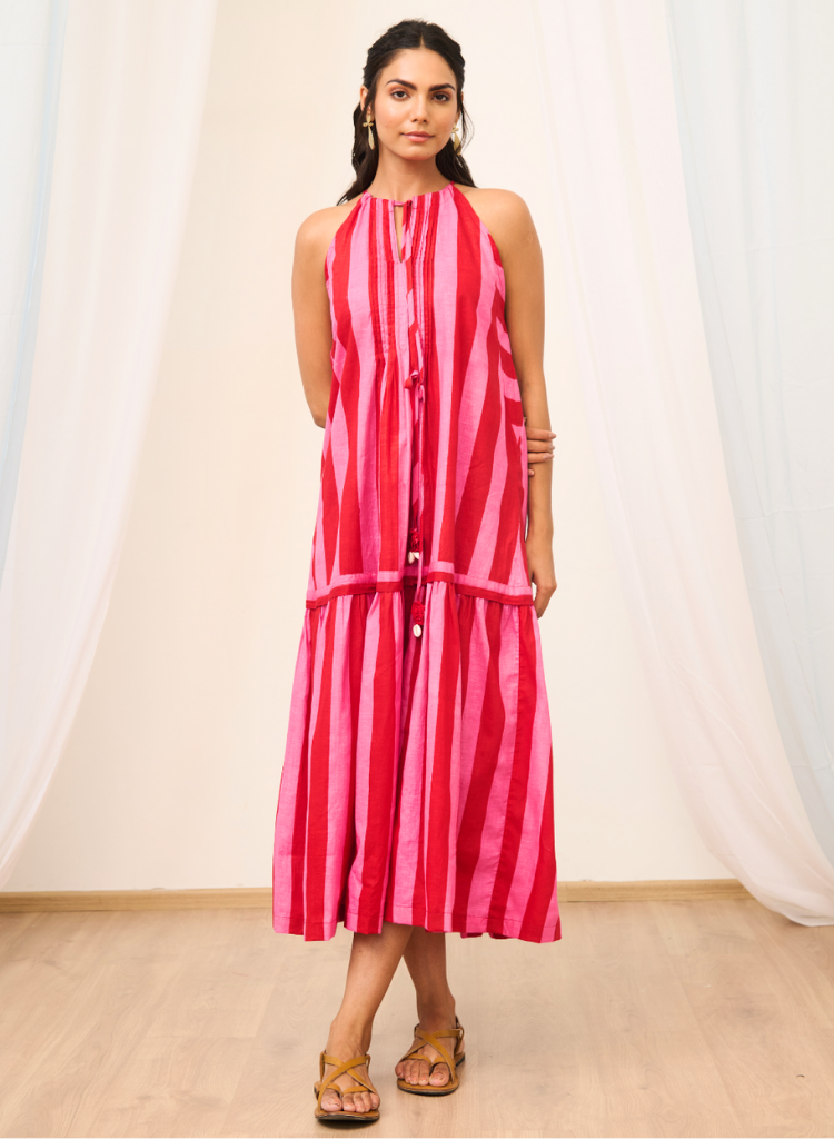 Striped Maxi Dress