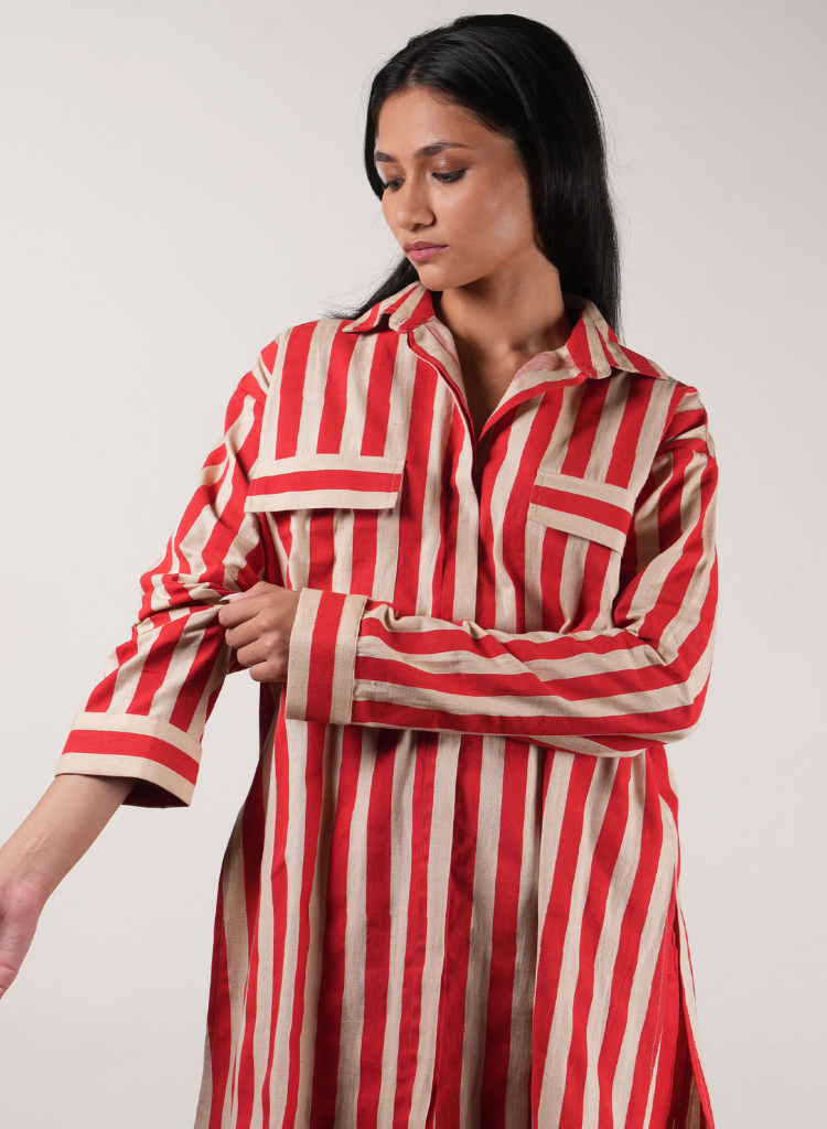 Striped Tunic Set