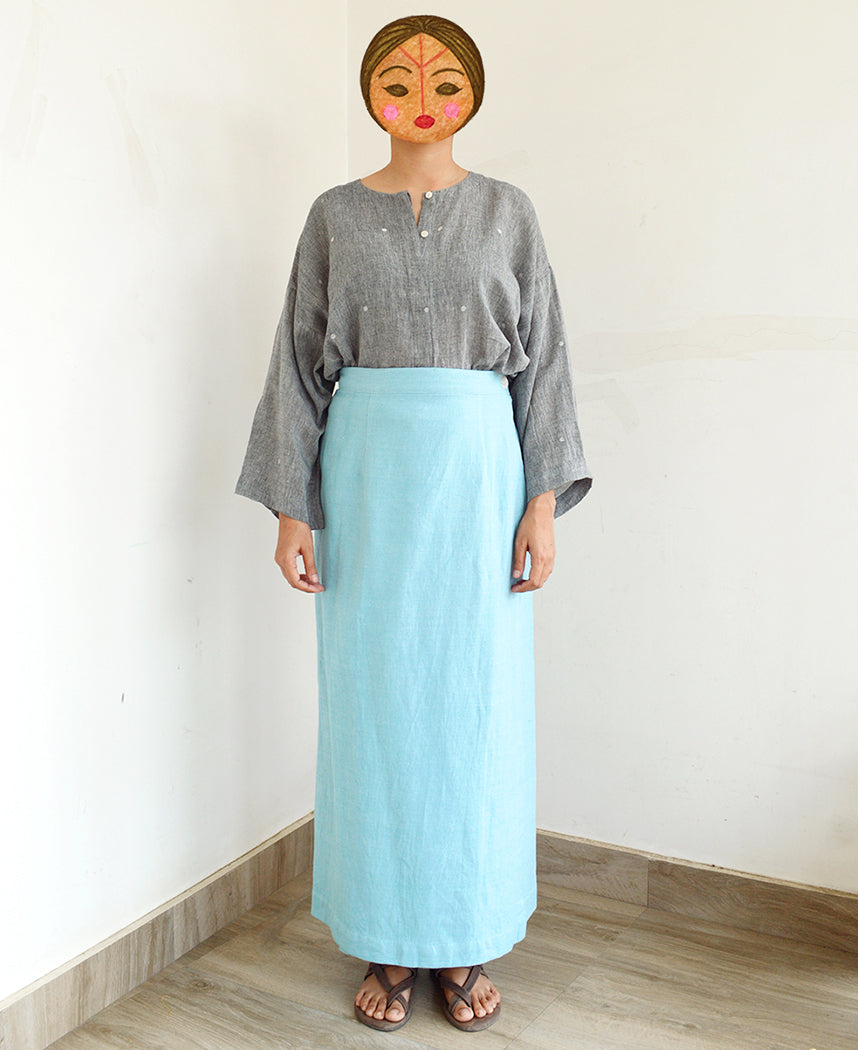 Summer Sky Wrap Skirt