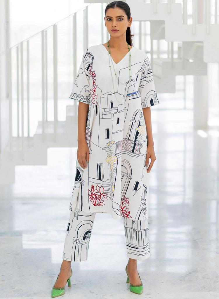 Sunlit Vistas  Kurta Set