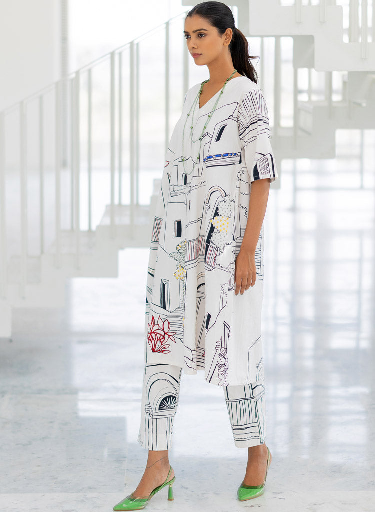 Sunlit Vistas  Kurta Set