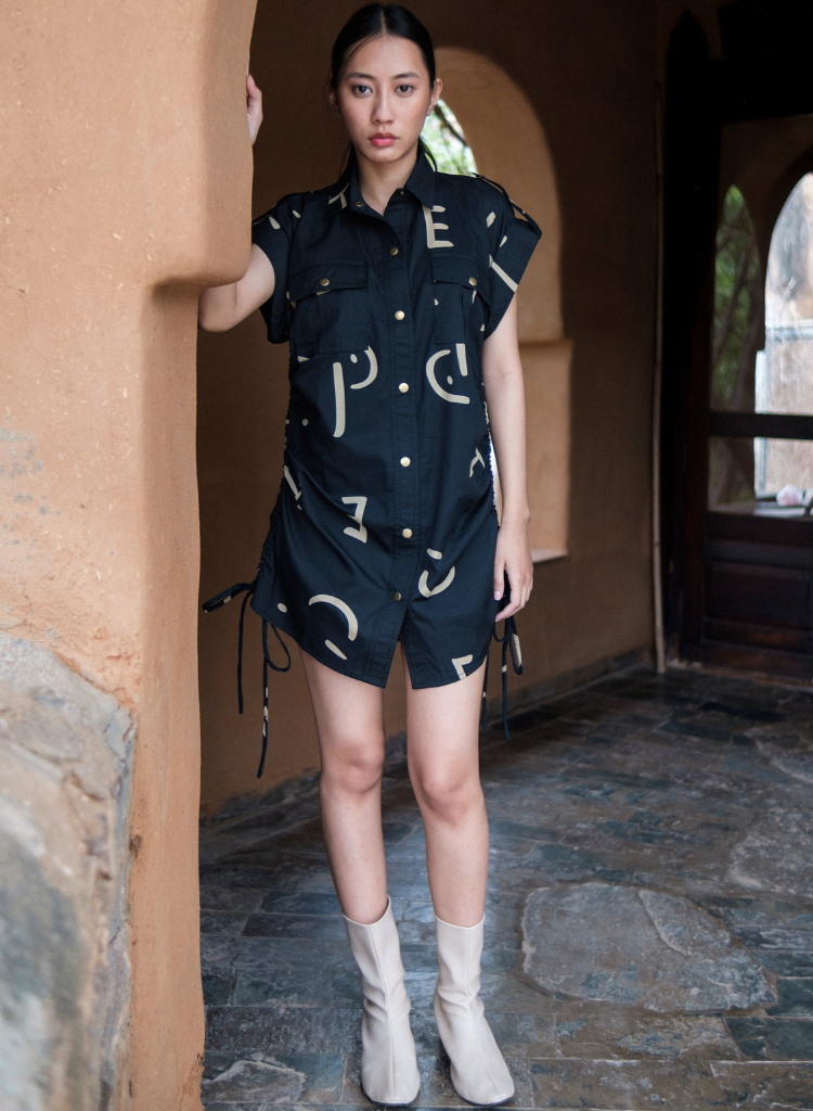 Sunrise Gather Line Dress