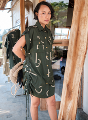 Sunrise Gather Line Dress