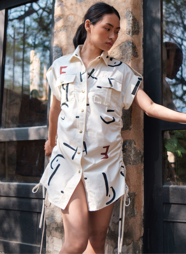 Sunrise Gather Line Dress