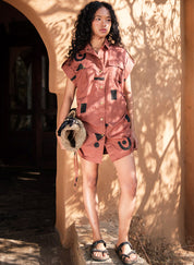 Sunrise Gather Triangle Dress