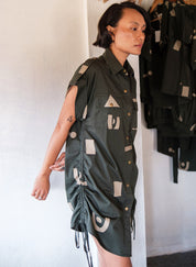 Sunrise Gather Triangle Dress