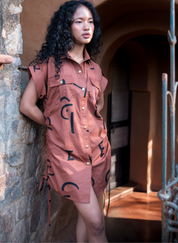 Sunrise Gather Line Dress