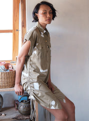 Sunrise Gather Triangle Dress