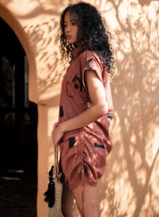 Sunrise Gather Triangle Dress