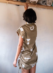 Sunrise Gather Triangle Dress