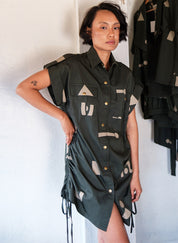 Sunrise Gather Triangle Dress