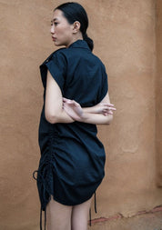Sunrise Gather Shirt Dress