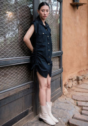 Sunrise Gather Shirt Dress