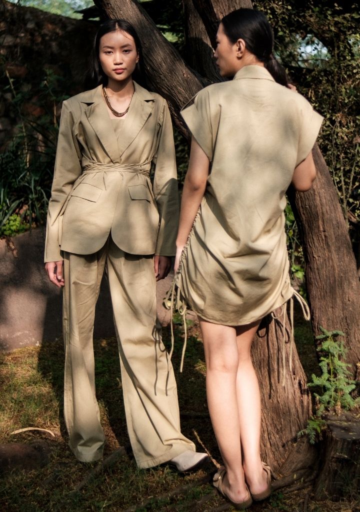 Sunrise Gather Shirt Dress