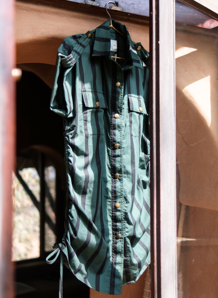 Sunrise Gather Stripe Dress