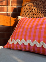 Sunset Gingham Cushion Cover