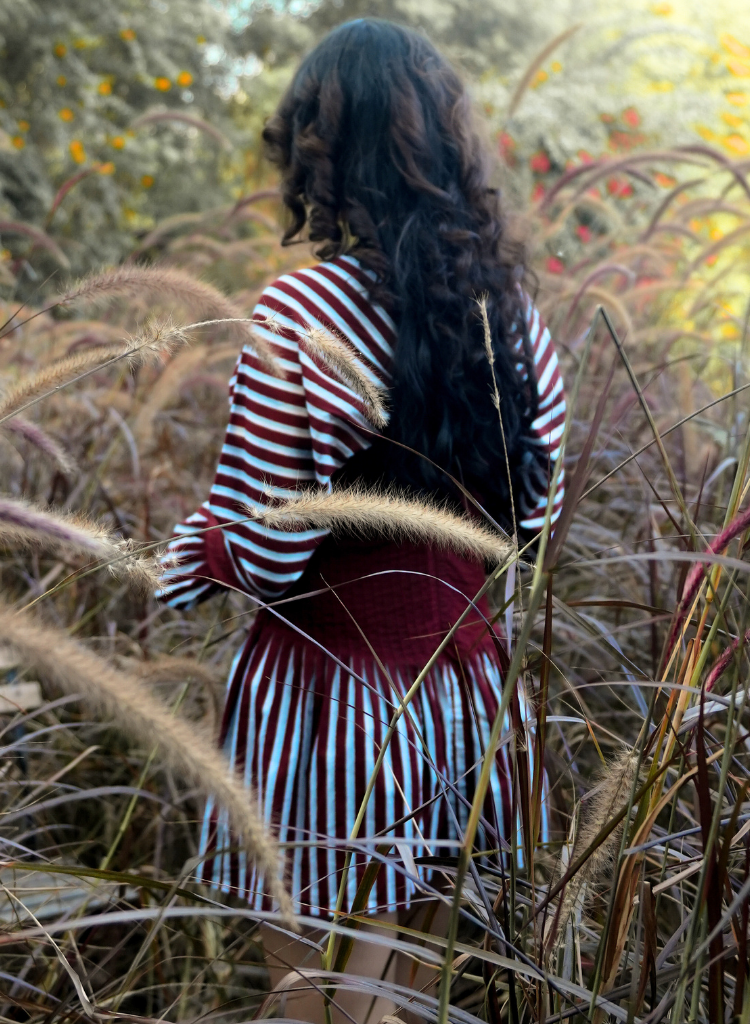 Sunset Pleated Dress