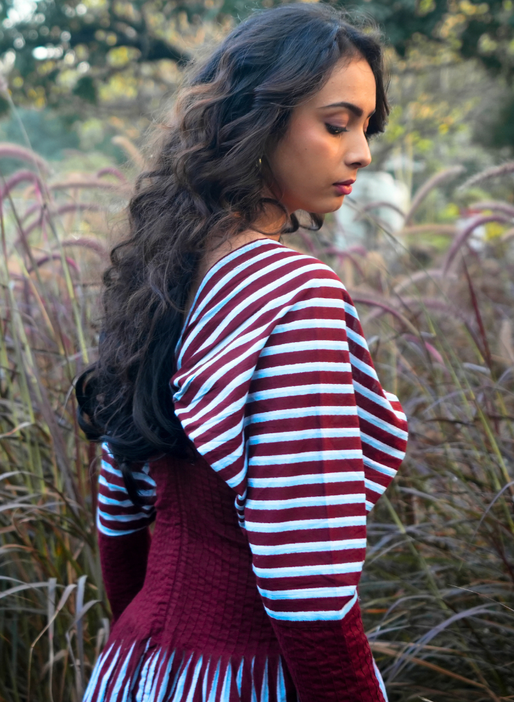 Sunset Pleated Dress