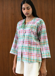 Sunset Raglan Top